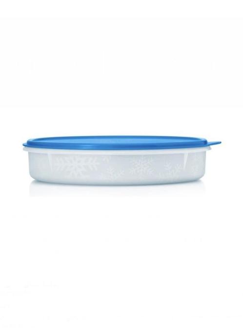 Tupperware diepvriesdoos iglo rond 3.8L, Huis en Inrichting, Keuken | Tupperware, Nieuw, Bak of Kom, Blauw, Wit, Verzenden