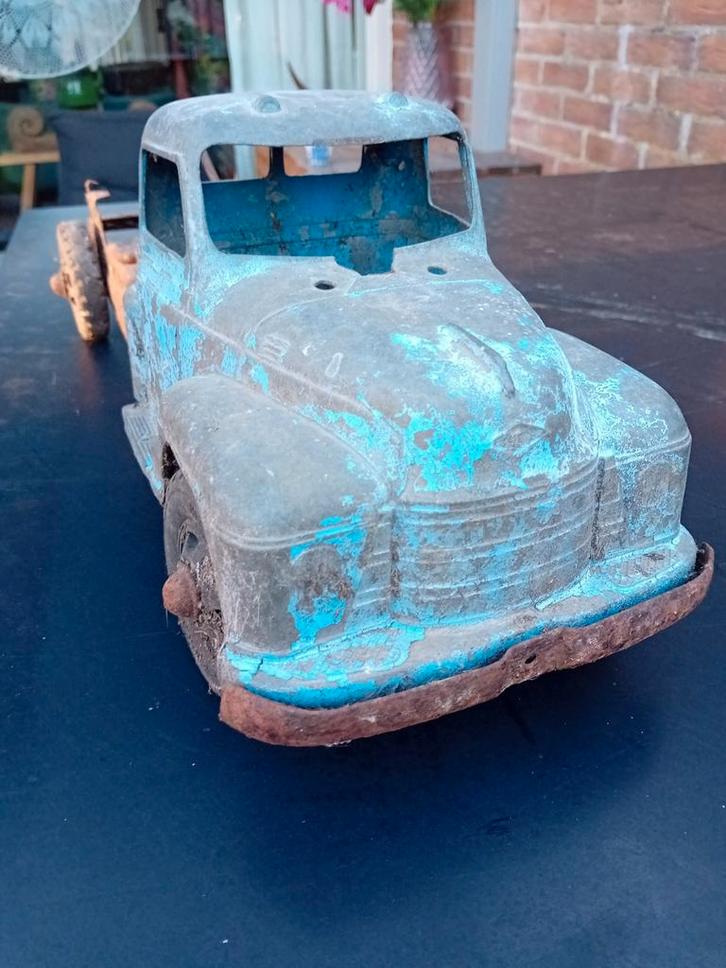 Mettoy Truck Jaren 50 - Schuurvondst, Antiek en Kunst, Antiek | Speelgoed, Ophalen