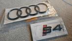 Zwarte Audi RS sport emblemen - nieuw, Verzenden