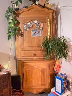 Massief houten hoekkast, Antiek en Kunst, Ophalen