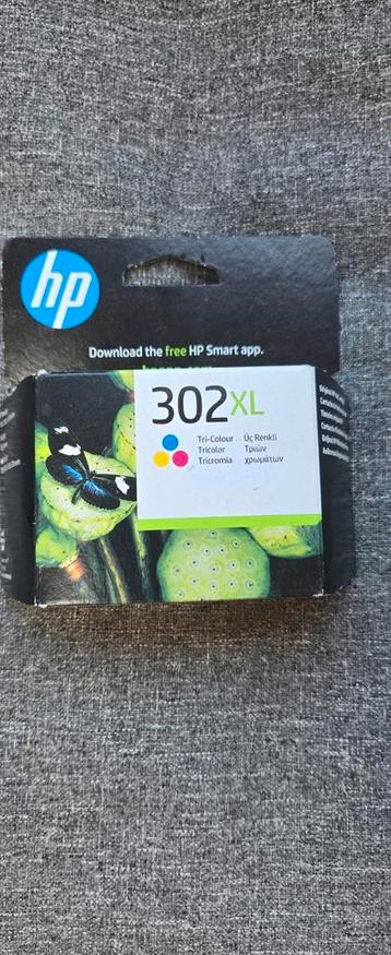 HP 302XL originele high-capacity drie-kleuren inktcartridge beschikbaar voor biedingen