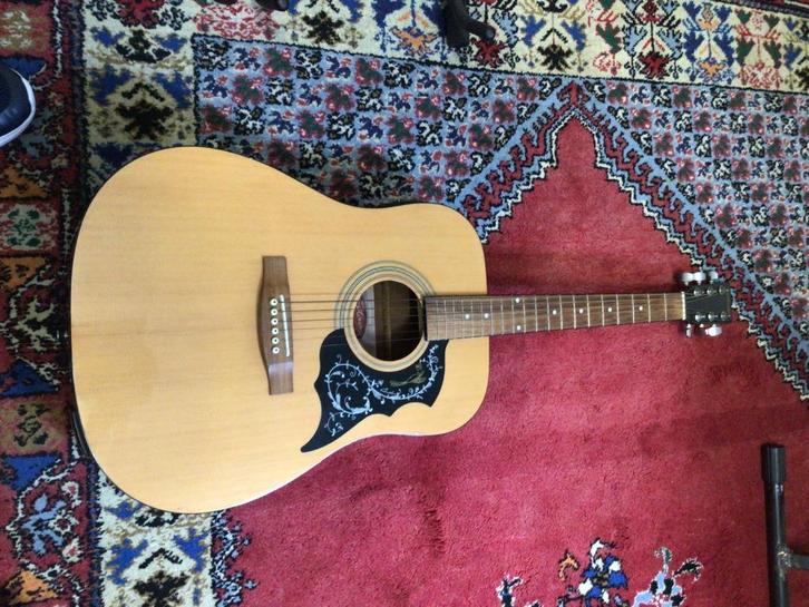 western gitaar, Muziek en Instrumenten, Snaarinstrumenten | Gitaren | Akoestisch, Gebruikt, Western- of Steelstringgitaar, Ophalen