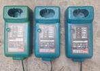 3 x Makita acculader v blok/staafaccu's DC1414 T / DC1414 F, Ophalen of Verzenden, Gebruikt