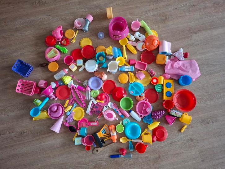 Keukenspullen babyspullen haarspullen, Kinderen en Baby's, Speelgoed | Speelkeukens, Gebruikt, Speelkeuken-accessoire, Kunststof
