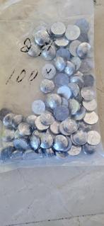 Munt schuiflood 8 gram 100 stuks  koopje, Watersport en Boten, Verzenden, Nieuw, Dobber of Lood