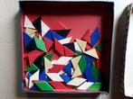 vintage houten mozaiek puzzel , jaren 60, Ophalen of Verzenden, Huis en Inrichting