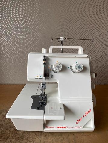 COVERLOCKMACHINE BERNINA/BERNETTE COVER & CHAIN NIEUWSTAAT beschikbaar voor biedingen