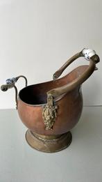 Koper antiek heb er 2 gaat per stuk 15 helm ketel, Antiek en Kunst, Antiek | Koper en Brons, Ophalen of Verzenden