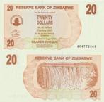 ZIMBABWE 2007 20 dollars #40 UNC, Verzenden, Zimbabwe, Los biljet
