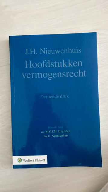 Hoofdstukken vermogensrecht beschikbaar voor biedingen