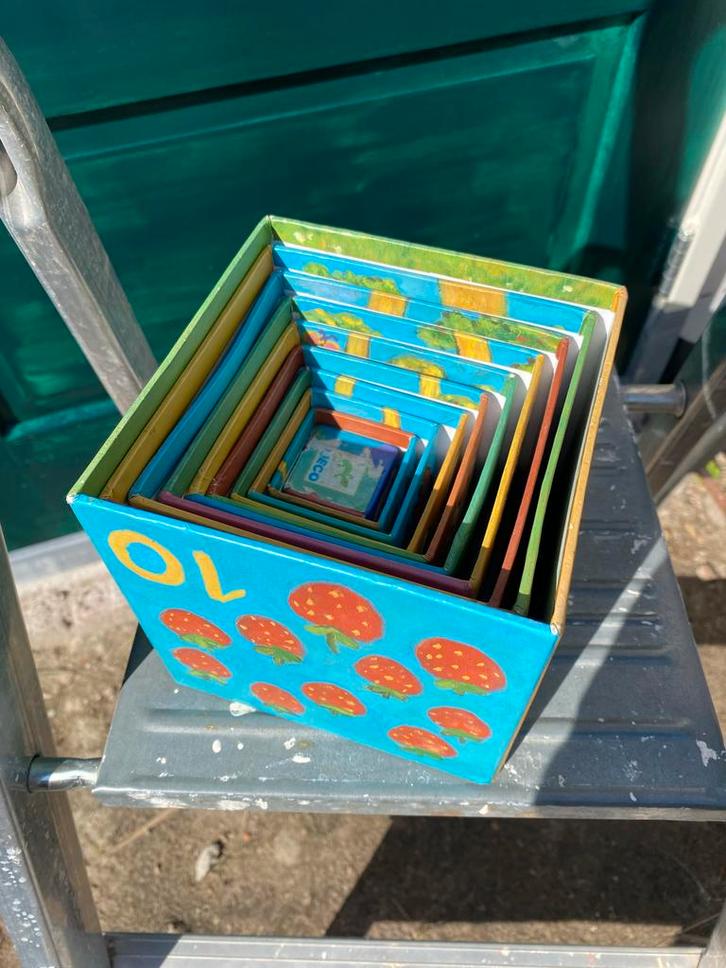 Djeco Stapeltoren - Leerzaam Speelgoed!, Kinderen en Baby's, Speelgoed | Educatief en Creatief, Gebruikt, Bouwen, Ophalen of Verzenden