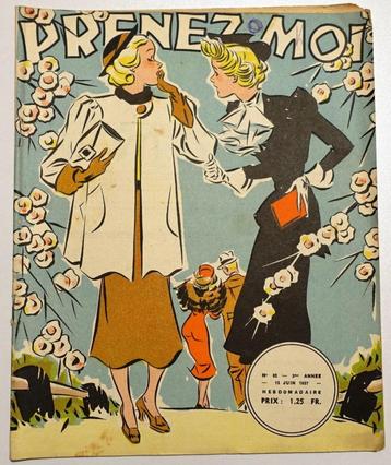 Prenez-Moi #52, 3me Annee 13 Juin 1937 beschikbaar voor biedingen