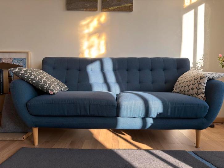 Selling Blue Sofa 178cm x 83cm, Huis en Inrichting, Banken | Bankstellen, Gebruikt, Rechte bank, Tweepersoons, 150 tot 200 cm