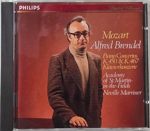 Mozart - Pianoconcerten K.450 & K.467 - Brendel, Cd's en Dvd's, Cd's | Klassiek, Zo goed als nieuw, Orkest of Ballet, Classicisme