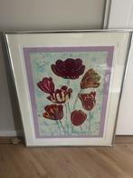 Zeefdruk Marjan Jaspers Tulpen I, Ophalen, Zo goed als nieuw, Schilderij, 75 tot 100 cm