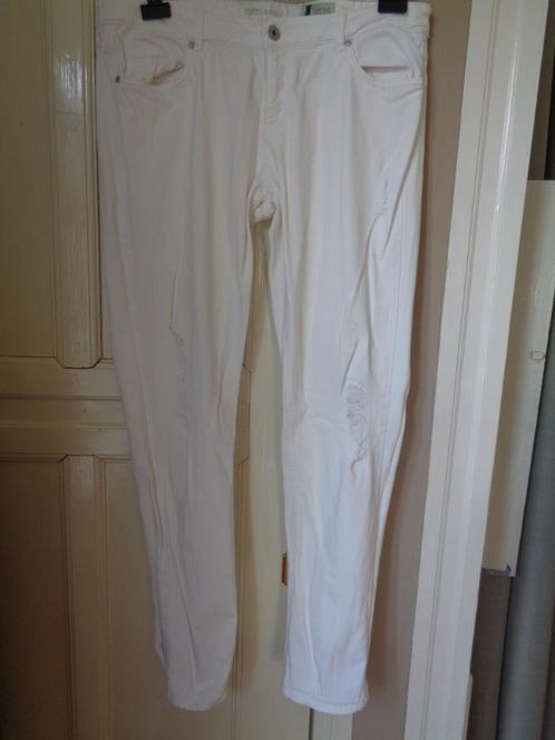 DENIM 1982  witte jeans broek:mt 34/32, Kleding | Dames, Spijkerbroeken en Jeans, Zo goed als nieuw, Overige jeansmaten, Wit, Ophalen of Verzenden