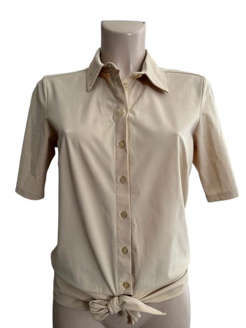 Studio Anneloes blouse Pippa Sahara M, Kleding | Dames, Blouses en Tunieken, Zo goed als nieuw, Maat 38/40 (M), Beige, Ophalen of Verzenden