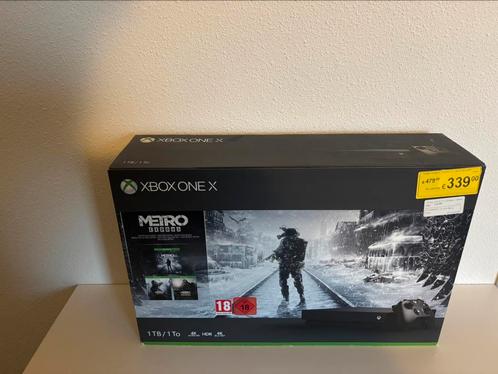 Xbox One X, Spelcomputers en Games, Spelcomputers | Xbox One, Zo goed als nieuw, 1 TB, Met 1 controller, Ophalen of Verzenden