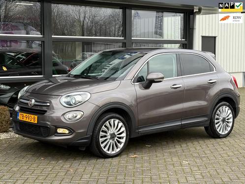Fiat 500 X 1.4 Turbo MultiAir Lounge Automaat Leder Navi Air, Auto's, Fiat, Bedrijf, Te koop, 500X, ABS, Airbags, Airconditioning