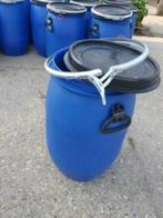 kunststof blauwe tonnen 60 liter voerton voer ton SCHOON, Ophalen of Verzenden