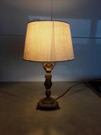 Tafellamp koperen Engel, 35cm, Ophalen of Verzenden, Zo goed als nieuw, Stof, Minder dan 50 cm