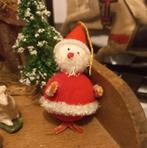 Oud kerstmannetje oude kerst chenille, Diversen, Kerst, Ophalen of Verzenden, Gebruikt
