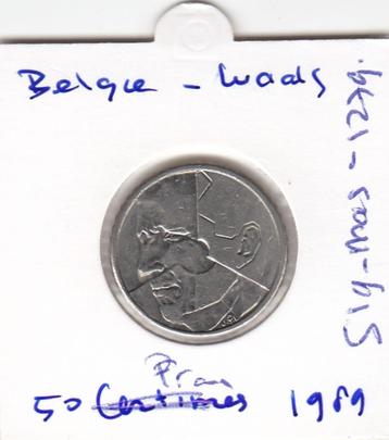 S19-MAS-01279 Belgium 50 francs 1989  KM# 168 XF Legende in beschikbaar voor biedingen