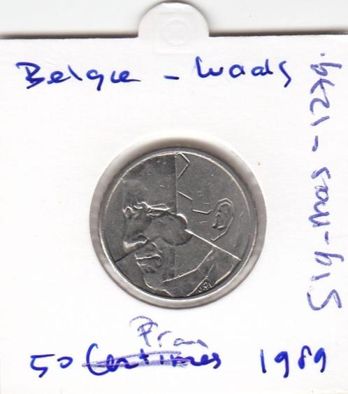 S19-MAS-01279 Belgium 50 francs 1989  KM# 168 XF Legende in, Postzegels en Munten, Munten | Europa | Niet-Euromunten, België, Verzenden