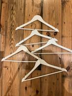 BUMERANG Kleerhanger, wit. 10 hangers for €5, Verzenden, Zo goed als nieuw, Hout