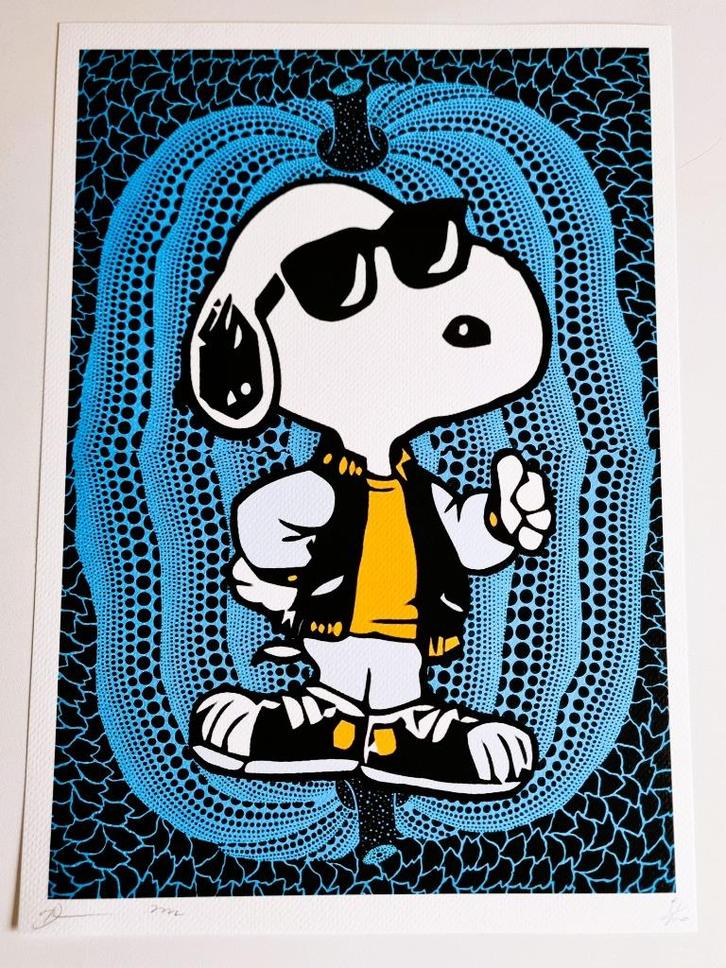 Kusama Yayoi - Snoopy - Death NYC - Pop art - A/P - Lim.Ed, Antiek en Kunst, Kunst | Litho's en Zeefdrukken, Ophalen of Verzenden