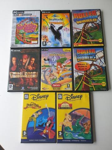 Diverse PC Games Rollercoaster, Disney, Pirates of the carib