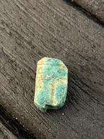 Scarabee blauw faience, Antiek en Kunst, Verzenden