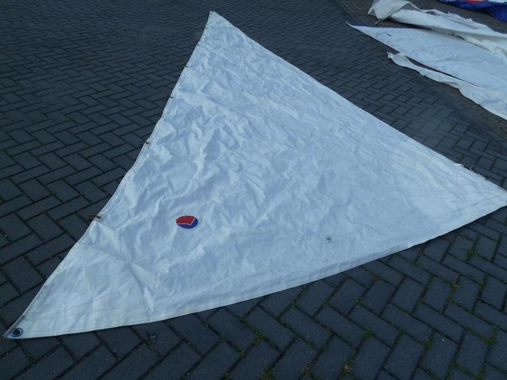 fok sterk doek, Watersport en Boten, Zeilen en Zeiltoebehoren, Zo goed als nieuw, Genua of Fok, 30 tot 60 m², 3 tot 6 meter, Ophalen of Verzenden