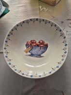 Mooie schaal met afbeelding, Porselein of Keramiek, Schaal, Rond, Ophalen of Verzenden