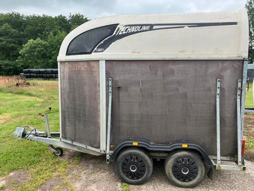 Atec 2 paards paardentrailer bj 2005, Dieren en Toebehoren, Paarden en Pony's | Trailers en Aanhangwagens, Gebruikt, Ophalen