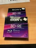 Sony BD-RE 25GB - 6 stuks, Ophalen of Verzenden, Nieuw, Blu-ray, Herschrijfbaar