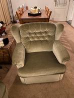 2 x fauteuil stoelen retro vintage velours, Huis en Inrichting, Gebruikt, Stof, 75 tot 100 cm, Ophalen