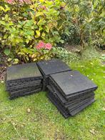Rubberen tegels 50x50cm, ca 40 stuks, Tuin en Terras, Tegels en Klinkers, Ophalen, Gebruikt, Rubber, Overige typen
