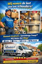 Rommel jarenlange troep groefvuil leegmaken ontruimen - hulp, Inpakservice, Opslag