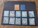 Portzegels Nederland P1tot en met P12 gestempeld, Ophalen of Verzenden, T/m 1940, Gestempeld