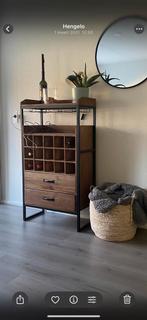Wijnkast zgan van xenos, Huis en Inrichting, Ophalen of Verzenden, Zo goed als nieuw, Hout, Minder dan 50 cm