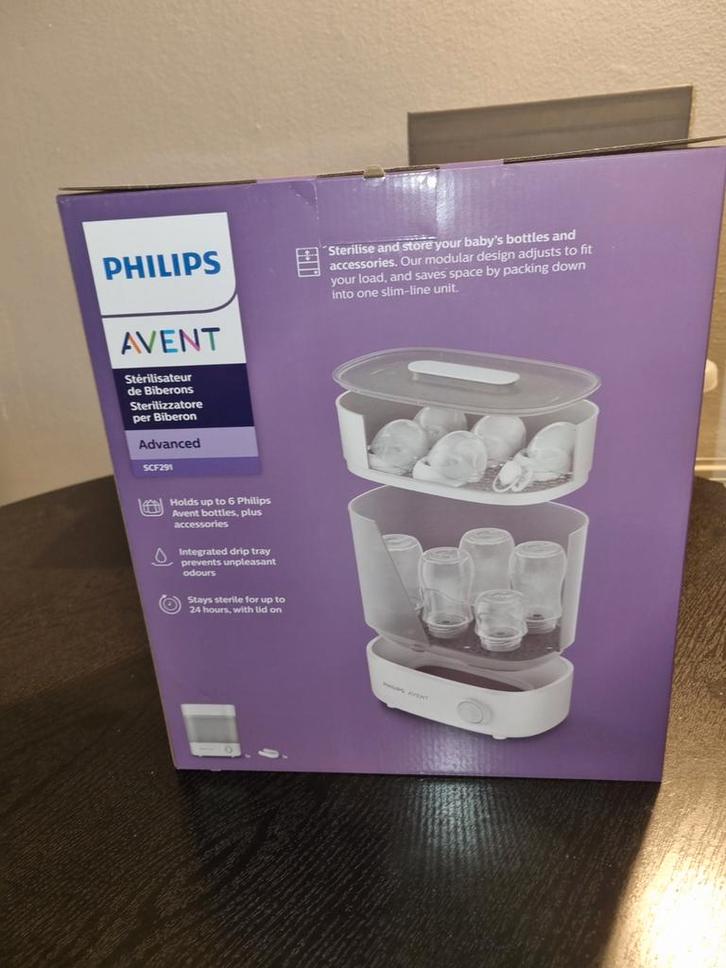 Philips Avent SCF291 Flessterilisator - Met Doos, Kinderen en Baby's, Babyvoeding en Toebehoren, Gebruikt, Sterilisator, Ophalen