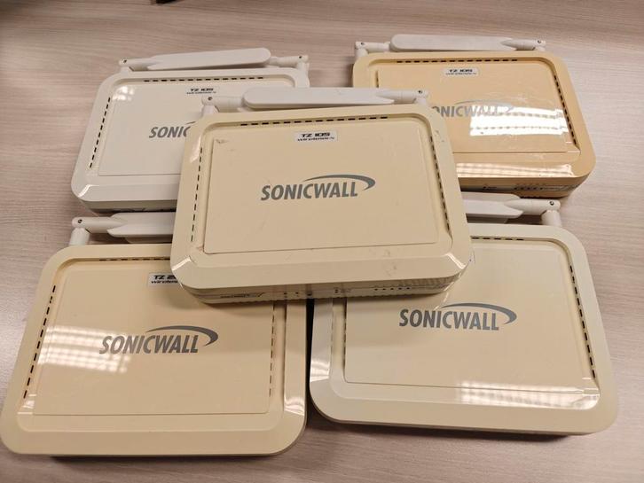 5x Sonicwall TZ-105 Wireless, Computers en Software, Routers en Modems, Gebruikt, Ophalen of Verzenden