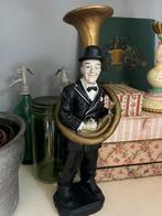 Vintage beeld Laurel met Tuba  Laurel and Hardy, Verzamelen, Beelden en Beeldjes, Ophalen of Verzenden, Gebruikt