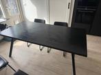 Eettafel Zuiver, metalen frame (opknapper), Huis en Inrichting, Tafels | Eettafels, Ophalen, Gebruikt, Industrieel modern, 50 tot 100 cm