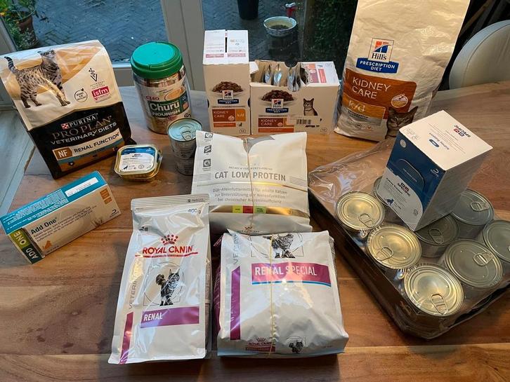 Nier voeding kat uitgebreid pakket bevat hills, specific etc, Dieren en Toebehoren, Dierenvoeding, Kat, Ophalen