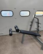 Nautilus decline benchpress / bankdruk / bench, Sport en Fitness, Fitnessmaterialen, Ophalen, Benen, Gebruikt, -