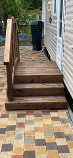 Prachtige opstap voor Chalet, Tinyhouse, Caravan, Pipowagen, Ophalen of Verzenden, Nieuw, Hout