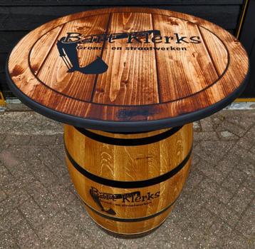 Tontafel statafel met eigen reclame ''De Kornschuur''  NIEUW beschikbaar voor biedingen