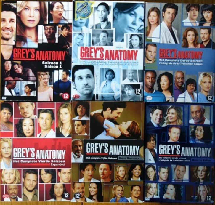 Grey´s anatomy seizoenen 1 t/m 7, Cd's en Dvd's, Dvd's | Tv en Series, Gebruikt, Drama, Boxset, Vanaf 12 jaar, Ophalen of Verzenden